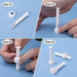 ZHUOXUAN Goupilles De Piscine, Goupilles De Rechange, Joints De Piscine En Plastique, Goupilles En Plastique, Joints De Piscine, Goupilles De Cadre De Piscine, Goupilles De Joint De Piscine (12 Pièces) -Pièce détachée de piscine Soldes 56526549 5