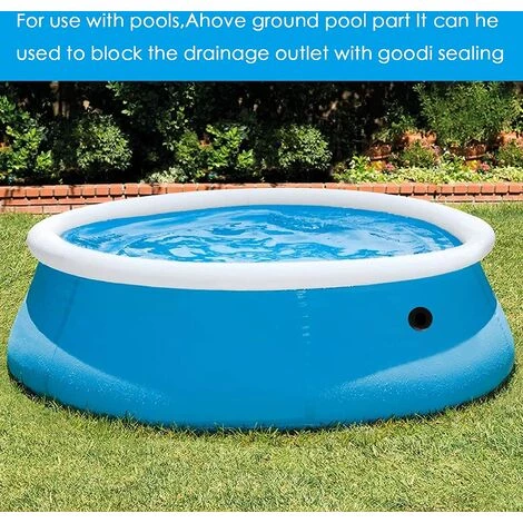 DECKON Bouchon De Piscine, Bouchon Trou Crépine De Piscine, Raccord De Remplacement De Prise Murale Bouchon De Crépine De Pompe De Filtre De Piscine Au Sol Pour I-ntex Pièces De Piscines (5pcs) 5 DECKON Bouchon De Piscine, Bouchon Trou Crépine De Piscine, Raccord De Remplacement De Prise Murale Bouchon De Crépine De Pompe De Filtre De Piscine Au Sol Pour I-ntex Pièces De Piscines (5pcs) – Image 3