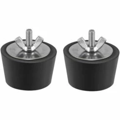 QERSTA 2 Pièces Bouchon Piscine Diamètre 32-38mm Bouchons D'hiver En Caoutchouc Avec Boulons Acier Inoxydable Antigel Produit Hivernage Piscine Par Le Gel Aux Canalisations De Drainage De Piscine