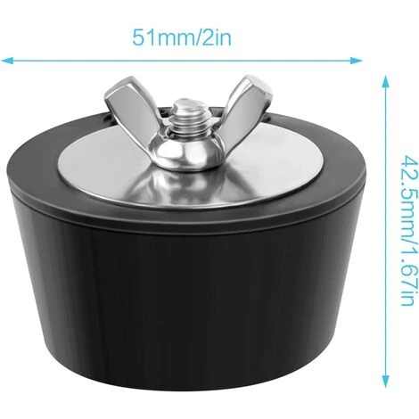 TANABATA Bouchon D'hiver Pour Piscine, 2Pcs Bouchons D'hiver En Caoutchouc Empêchent Le Tuyau De Vidange D'être Endommagé Par Le Gel, Bouchon De Piscine D'hiver Pour Les Piscines Et Les Spas (Diamètre 51mm/2") 7 TANABATA Bouchon D'hiver Pour Piscine, 2Pcs Bouchons D'hiver En Caoutchouc Empêchent Le Tuyau De Vidange D'être Endommagé Par Le Gel, Bouchon De Piscine D'hiver Pour Les Piscines Et Les Spas (Diamètre 51mm/2") – Image 5