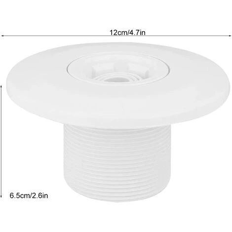 TANABATA Wifehelper Buse De Jet De Piscine Rotative à 360 Degrés Spa Massage Buse 5 TANABATA Wifehelper Buse De Jet De Piscine Rotative à 360 Degrés Spa Massage Buse – Image 3