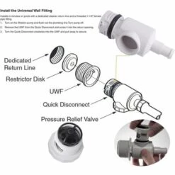 READCLY D29 UWF Adaptateur à Déconnexion Rapide Et Vanne De Régulation De Pression 9-100-9002 Compatibles Avec Le Robot Nettoyeur Automatique De Piscine Polaris 180280380 -Pièce détachée de piscine Soldes 57816320 5