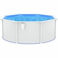 INLIFE Piscine Avec Parois En Acier 360x120 Cm Blanc -Pièce détachée de piscine Soldes 57884873 3