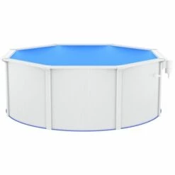 INLIFE Piscine Avec Parois En Acier 360x120 Cm Blanc -Pièce détachée de piscine Soldes 57884873 5
