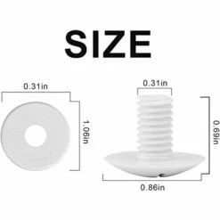 BARES Lot De 6 Vis De Roue De Piscine De Rechange Pour Nettoyeur De Piscine 180 280 C55 Avec Rondelles Supplémentaires, Pièces De Rechange C55 C-55 -Pièce détachée de piscine Soldes 58282447 4