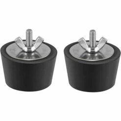 TANABATA 2 Pièces Bouchon Piscine Diamètre 32-38mm Bouchons D'hiver En Caoutchouc Avec Boulons Acier Inoxydable Antigel Produit Hivernage Piscine Par Le Gel Aux Canalisations De Drainage De Piscine