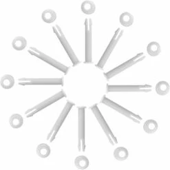 TANABATA 12 Pièces Broches De Joint De Piscine En Plastique Et Joints Broches De Connecteur De Piscine Pour Cadre En Métal Rond Joints De Piscine En Caoutchouc Pièces De Rechange