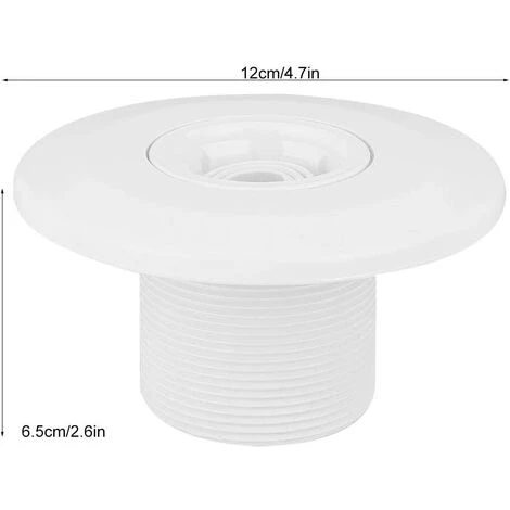 TANABATA 2 Pouces Filetage Male 360 Degr¨¦s Rotatif Piscine Spa Jet Massage Baignoire Buse Backwater Piscine Mur Retour Montage 2 TANABATA 2 Pouces Filetage Male 360 Degr¨¦s Rotatif Piscine Spa Jet Massage Baignoire Buse Backwater Piscine Mur Retour Montage – Image 2