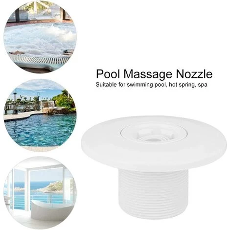 TANABATA 2 Pouces Filetage Male 360 Degr¨¦s Rotatif Piscine Spa Jet Massage Baignoire Buse Backwater Piscine Mur Retour Montage 3 TANABATA 2 Pouces Filetage Male 360 Degr¨¦s Rotatif Piscine Spa Jet Massage Baignoire Buse Backwater Piscine Mur Retour Montage – Image 3
