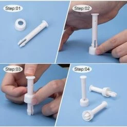 TANABATA Sunshine Smile Lot De 12 Pièces De Rechange Pour Piscine - Longueur : 5,6 Cm - Broches Goupille - Pièces De Rechange Pour Piscine - Convient Pour Les Piscines à Cadre 9 TANABATA Sunshine Smile Lot De 12 Pièces De Rechange Pour Piscine - Longueur : 5,6 Cm - Broches Goupille - Pièces De Rechange Pour Piscine - Convient Pour Les Piscines à Cadre -Pièce détachée de piscine Soldes 58461740 3