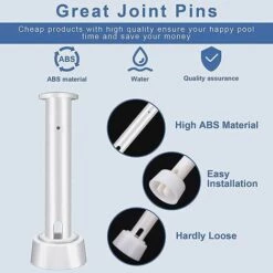 TANABATA Sunshine Smile Lot De 12 Pièces De Rechange Pour Piscine - Longueur : 5,6 Cm - Broches Goupille - Pièces De Rechange Pour Piscine - Convient Pour Les Piscines à Cadre 10 TANABATA Sunshine Smile Lot De 12 Pièces De Rechange Pour Piscine - Longueur : 5,6 Cm - Broches Goupille - Pièces De Rechange Pour Piscine - Convient Pour Les Piscines à Cadre -Pièce détachée de piscine Soldes 58461740 4