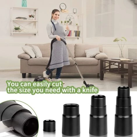 TANABATA Adaptateur Tuyau Aspirateur, 4 Pièces Connecteur De Tuyau D'aspirateur Adaptateur Aspirateur Réducteur, Tuyau Aspirateur Pour Aspirateurs, Pour Aspirateur Ponceuse Scie Sauteuse Perceuse D'établi 5 TANABATA Adaptateur Tuyau Aspirateur, 4 Pièces Connecteur De Tuyau D'aspirateur Adaptateur Aspirateur Réducteur, Tuyau Aspirateur Pour Aspirateurs, Pour Aspirateur Ponceuse Scie Sauteuse Perceuse D'établi – Image 3