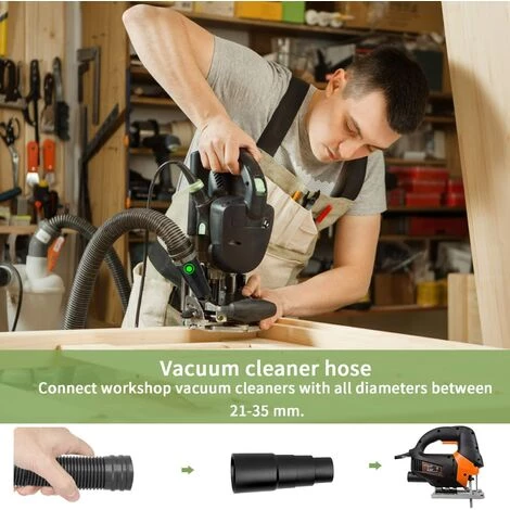 TANABATA Adaptateur Tuyau Aspirateur, 4 Pièces Connecteur De Tuyau D'aspirateur Adaptateur Aspirateur Réducteur, Tuyau Aspirateur Pour Aspirateurs, Pour Aspirateur Ponceuse Scie Sauteuse Perceuse D'établi 7 TANABATA Adaptateur Tuyau Aspirateur, 4 Pièces Connecteur De Tuyau D'aspirateur Adaptateur Aspirateur Réducteur, Tuyau Aspirateur Pour Aspirateurs, Pour Aspirateur Ponceuse Scie Sauteuse Perceuse D'établi – Image 5