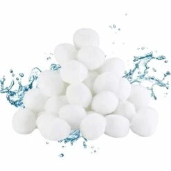 TANABATA Boule Filtrante, Boule Filtrante De Piscine 700g, Peut Remplacer Le Sable Filtrant De 25 Kg, Utilisé Dans La Piscine/Pompe à Filtre/Boule Filtrante D'aquarium