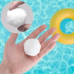 TANABATA Boule Filtrante, Boule Filtrante De Piscine 700g, Peut Remplacer Le Sable Filtrant De 25 Kg, Utilisé Dans La Piscine/Pompe à Filtre/Boule Filtrante D'aquarium -Pièce détachée de piscine Soldes 58510660 5