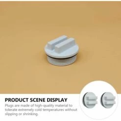 BARES 2 Pièces 1. 5 Filetée Retour Ligne Hivernage Plug Filtre Bouchon De Vidange Avec O- Anneau Pour Hiver Piscines Pendant Hiver Et Pour Piscine Spa Filtre Bouchon De Vidange -Pièce détachée de piscine Soldes 58784337 4