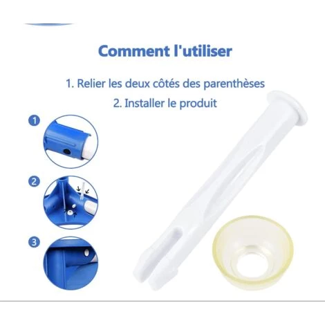 GUAZHUNIFR Lot De 12 Goupilles D'étanchéité De Piscine Et Joints En Caoutchouc Pour Piscines Universelles à Cadre Métallique Et Piscines In-tex Série 28270-28272 (6 Cm En Plastique),GU.B/bon 6 GUAZHUNIFR Lot De 12 Goupilles D'étanchéité De Piscine Et Joints En Caoutchouc Pour Piscines Universelles à Cadre Métallique Et Piscines In-tex Série 28270-28272 (6 Cm En Plastique),GU.B/bon – Image 4