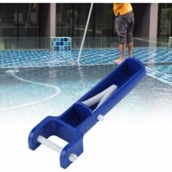 TINOR 2Pcs Poignée Bleu De Piscine Clip De Spa Accessoires De Piscine Flexible Spa Et Piscine Tête D'aspirateur -Pièce détachée de piscine Soldes 59145688 4
