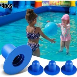 TINOR Lot De 4 Bouchons Intex Pour Bouchon De Piscine, Filtre De Piscine Au Sol, Filtre De Pompe à Filtre Pour INTEX -Pièce détachée de piscine Soldes 59146185 5