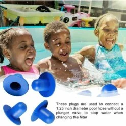 FR-LIFE BR-Vie Bouchon Piscine 8 Pièces Bouchons De Vidange De Piscine Bouchons De Rechange Pour Piscine Bouchons De Piscine Pour Piscine Hors Sol Pour Pompe De Filtration De Piscine Hors Sol -Pièce détachée de piscine Soldes 59253556 4