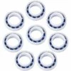 LTS FAFA Roulement De Piscine C60 Pour Nettoyeurs De Piscine Polaris 280/180, Lot De 8 Nettoyeurs De Piscine à Pression De Roulement C-60 C60, Bleu + Blanc -Pièce détachée de piscine Soldes 59654616 1