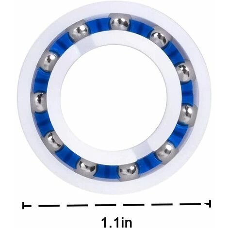 LTS FAFA Roulement De Piscine C60 Pour Nettoyeurs De Piscine Polaris 280/180, Lot De 8 Nettoyeurs De Piscine à Pression De Roulement C-60 C60, Bleu + Blanc 4 LTS FAFA Roulement De Piscine C60 Pour Nettoyeurs De Piscine Polaris 280/180, Lot De 8 Nettoyeurs De Piscine à Pression De Roulement C-60 C60, Bleu + Blanc – Image 2