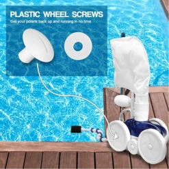 TRIOMPHE Lot De 6 Vis De Roue De Piscine De Rechange Pour Nettoyeur De Piscine 180 280 C55 Avec Rondelles Supplémentaires, Pièces De Rechange C55 C-55,T-Audace 10 TRIOMPHE Lot De 6 Vis De Roue De Piscine De Rechange Pour Nettoyeur De Piscine 180 280 C55 Avec Rondelles Supplémentaires, Pièces De Rechange C55 C-55,T-Audace -Pièce détachée de piscine Soldes 60032087 4