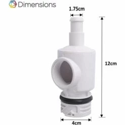 NAXUNNN D29 UWF Adaptateur à Déconnexion Rapide Et Vanne De Régulation De Pression 11 NAXUNNN D29 UWF Adaptateur à Déconnexion Rapide Et Vanne De Régulation De Pression -Pièce détachée de piscine Soldes 60501746 5