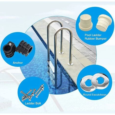 PREMIER Échelle De Piscine Pare-chocs En Caoutchouc 2pcs Échelle Bouchon En Caoutchouc Pare-chocs Remplacement Protecteur De Sécurité Piscine Fournitures Échelle De Piscine Unique Pare-chocs En Caoutchouc 4 PREMIER Échelle De Piscine Pare-chocs En Caoutchouc 2pcs Échelle Bouchon En Caoutchouc Pare-chocs Remplacement Protecteur De Sécurité Piscine Fournitures Échelle De Piscine Unique Pare-chocs En Caoutchouc – Image 2