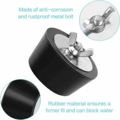 DONTODENT Bouchons D'hiver Pour Piscine, 2 Bouchons D'hiver En Caoutchouc Pour éviter Que Les Tuyaux De Vidange Ne Soient Endommagés Par Le Gel, Bouchons D'hiver Pour Piscines Et Spas (diamètre 38 Mm) -Pièce détachée de piscine Soldes 61233358 4