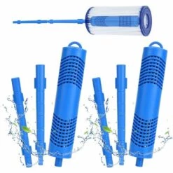 CLEGGFR Filtre Spa Dure 4 Mois Cartouches De Filtres De Piscine à Cartouche Pièces Minérales Pour Spa Et Jacuzzi Cartouche Filtrante Pour Piscine Et Spa Cartouche Spa Bâton Filtre De Piscine, 2 Pièces Bleu LO-Ron