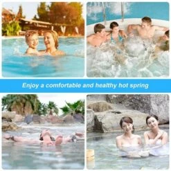 CLEGGFR Filtre Spa Dure 4 Mois Cartouches De Filtres De Piscine à Cartouche Pièces Minérales Pour Spa Et Jacuzzi Cartouche Filtrante Pour Piscine Et Spa Cartouche Spa Bâton Filtre De Piscine, 2 Pièces Bleu LO-Ron -Pièce détachée de piscine Soldes 62925345 5