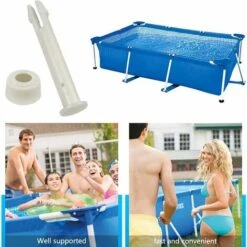 SLI-RES Goupilles En Plastique Pour Round Metal Frame Pools Pièces De Rechange Pour Joints De Piscine Pour Joints De Piscine,Remplacement De Pièces De Rechange Joint Pins 6cm/2.36in (Blanche) 12 Pièces，Lilaris -Pièce détachée de piscine Soldes 63567363 4
