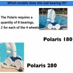 FOZIY Roulement De Piscine C60 Pour Nettoyeurs De Piscine Polaris 280/180, Lot De 8 Nettoyeurs De Piscine à Pression De Roulement C-60 C60, Bleu + Blanc，Fonepro -Pièce détachée de piscine Soldes 63841965 4