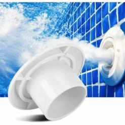 ALMI 2inch 360 ° Rotatif Blanc Rond Piscine Massage Buse Piscine Spa Accessoire -Pièce détachée de piscine Soldes 64004186 5