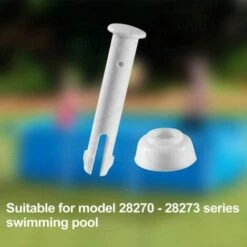 HABIENTôT 20 Goupilles De Joint De Piscine En Plastique Pour Piscine Commune Pins Avec Joints Pièces De Rechange Pour Piscine Frame, Replacement Spare Parts(5,5 Cm) Blanche，Oi-FRIS -Pièce détachée de piscine Soldes 64562283 3