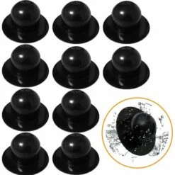 SLBRILLèRE Lot De 10 Bouchons D'étanchéité Pour Piscine - Prise Murale - Pour Accessoires De Piscine Intex - Bouchon De Rechange Pour Piscine - Bouchon Pour Pompe De Filtre De Piscine (10 Pack)