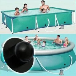 SLBRILLèRE Lot De 10 Bouchons D'étanchéité Pour Piscine - Prise Murale - Pour Accessoires De Piscine Intex - Bouchon De Rechange Pour Piscine - Bouchon Pour Pompe De Filtre De Piscine (10 Pack) -Pièce détachée de piscine Soldes 64903696 3