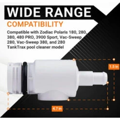 D29 Adaptateur à Déconnexion Rapide Et Vanne De Régulation De Pression Compatibles Avec Le Robot Nettoyeur Automatique De Piscine Polaris 180 280 380, 56Vingt 11 D29 Adaptateur à Déconnexion Rapide Et Vanne De Régulation De Pression Compatibles Avec Le Robot Nettoyeur Automatique De Piscine Polaris 180 280 380, 56Vingt -Pièce détachée de piscine Soldes 64938142 5