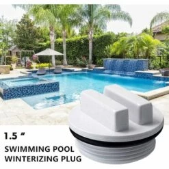 Cisea Bouchon Antigel, Bouchon De Vidange De Filtre De Piscine, Bouchon De Piscine Fileté Avec Joint Torique, Joint Solide, Bouchon De Refoulement De Piscine 1,5" -Pièce détachée de piscine Soldes 66351568 4
