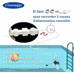 BF Lot De 3 Roulements à Billes Pivotants Pour Tuyau De Nettoyage De Piscine 280 3900 D20 D15 Blanc 11 BF Lot De 3 Roulements à Billes Pivotants Pour Tuyau De Nettoyage De Piscine 280 3900 D20 D15 Blanc -Pièce détachée de piscine Soldes 66764016 5