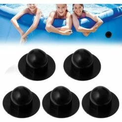 Cisea Bouchon De Trou De Filtre De Piscine, Kit D'entrée Murale De Remplacement De Bouchon De Filtre De Pompe De Filtre De Piscine Creusée (5 Pièces)