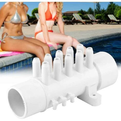Cisea Collecteur De Spa, Collecteur De Tuyau De Piscine En PVC De 1,5 Pouces 10 Mm 10 Ports Résistant à La Corrosion Plus Durable 7 Cisea Collecteur De Spa, Collecteur De Tuyau De Piscine En PVC De 1,5 Pouces 10 Mm 10 Ports Résistant à La Corrosion Plus Durable – Image 5