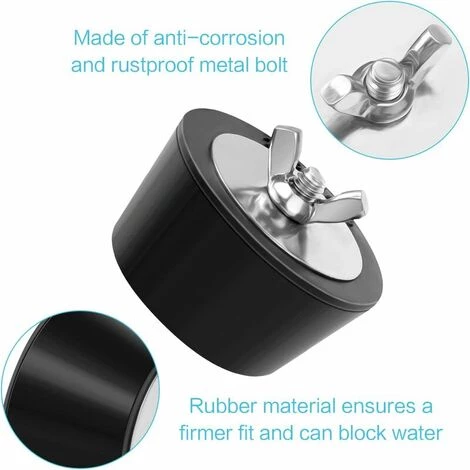 ECHOO Bouchon D'hiver Pour Piscine, 2Pcs Bouchons D'hiver En Caoutchouc Empêchent Le Tuyau De Vidange D'être Endommagé Par Le Gel, Bouchon De Piscine D'hiver Pour Les Piscines Et Les Spas (Diamètre 51mm/2") 6 ECHOO Bouchon D'hiver Pour Piscine, 2Pcs Bouchons D'hiver En Caoutchouc Empêchent Le Tuyau De Vidange D'être Endommagé Par Le Gel, Bouchon De Piscine D'hiver Pour Les Piscines Et Les Spas (Diamètre 51mm/2") – Image 4