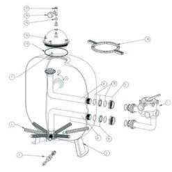 PENTAIR 11.Bague De Traversée Filtre Sable Triton TR 100 TR 160 Colorado 22 Et 31