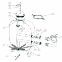 PENTAIR 11.Bague De Traversée Filtre Sable Triton TR 40 TR 60 Colorado 9 Et 15