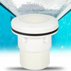 FLYME Piscine Buse à Jet Prise D’Aspiration D’Eau Robinetterie Ronde Forme Piscines Accessoires Universels (Couverture En Filet) -Pièce détachée de piscine Soldes 67553588 4