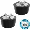 LLOVE Bouchon D'hiver Pour Piscine, 2Pcs Bouchons D'hiver En Caoutchouc Empêchent Le Tuyau De Vidange D'être Endommagé Par Le Gel, Bouchon De Piscine D'hiver Pour Les Piscines Et Les Spas (Diamètre 51mm/2") -Pièce détachée de piscine Soldes 67914693 1