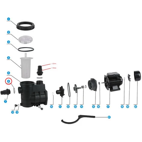 SunSun Pièces Détachées Pompe De Piscine HZS-200/300 Joint Torique 1 5 SunSun Pièces Détachées Pompe De Piscine HZS-200/300 Joint Torique 1 – Image 3