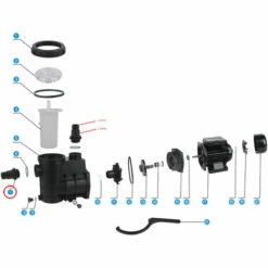 SunSun Pièces Détachées Pompe De Piscine HZS-200/300 Input Output -Pièce détachée de piscine Soldes 810199 3